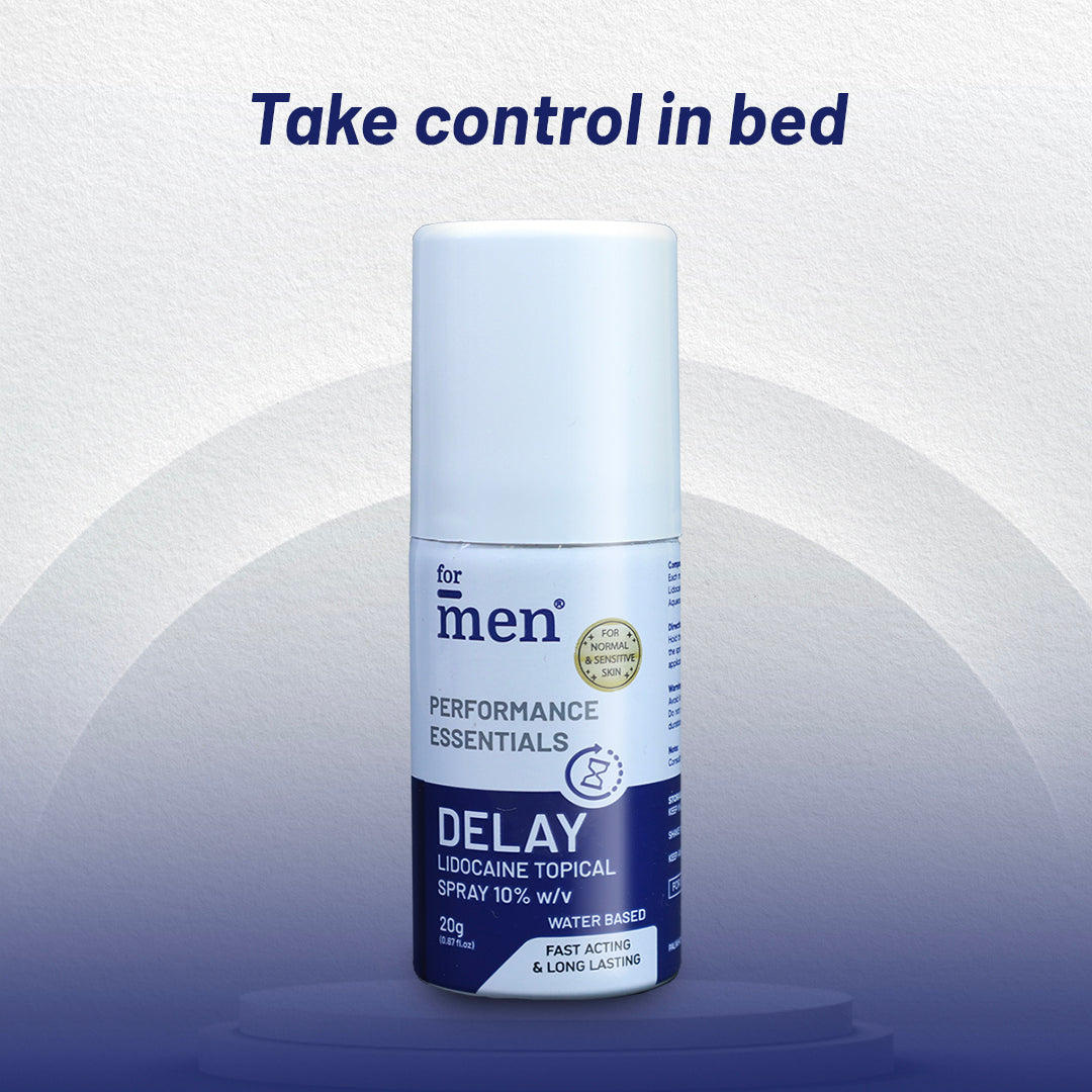 Take Control in Bed with ForMen Delay Spray 