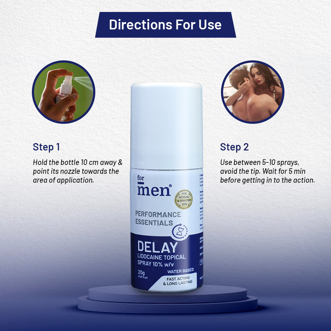 How to use ForMen Delay Spray to last longer in bed