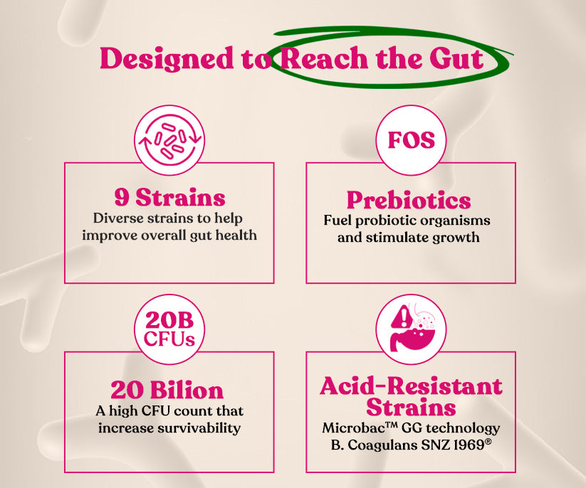 Moderate Happy Gut - Designed to Reach the Gut