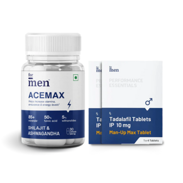 ForMen ED Kit - Shilajit & Ashwagandha and Man Up Max Tablets Combo