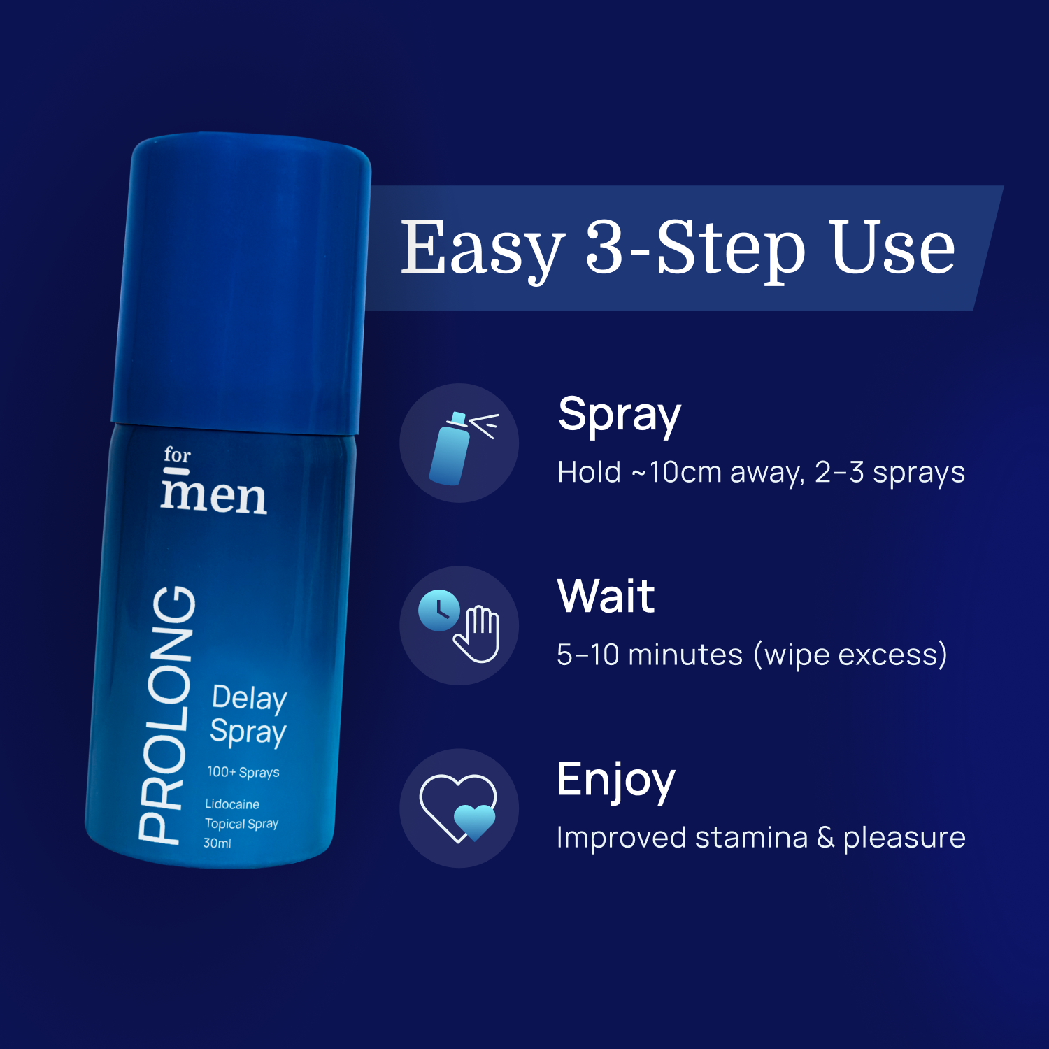 Prolong Delay Spray for Men – Long Lasting Performance Spray